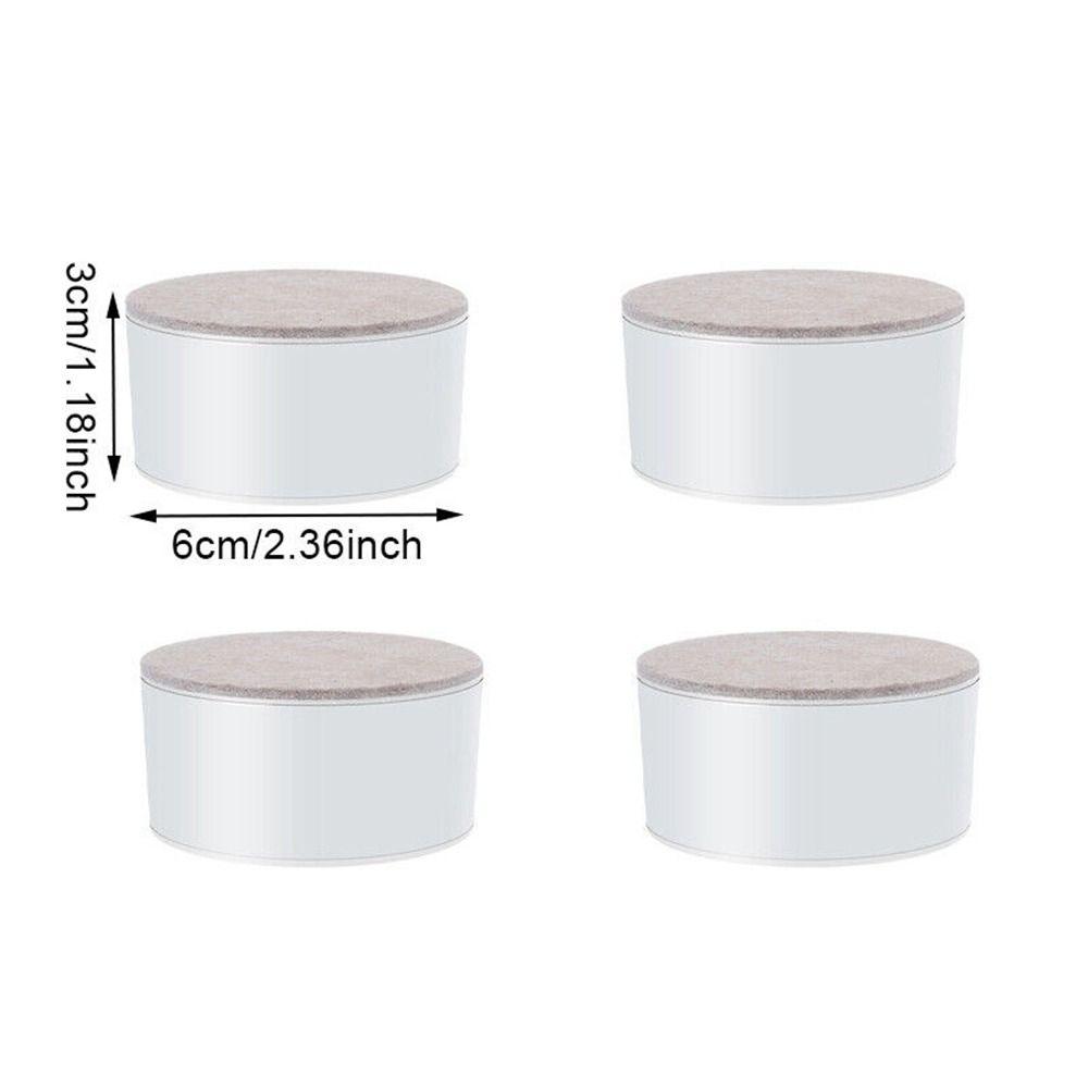 Piedini per letto in acciaio al carbonio, piedini di supporto rotondi per il comodino, nuovi piedini di sollevamento per mobili per letto da 4 pezzi