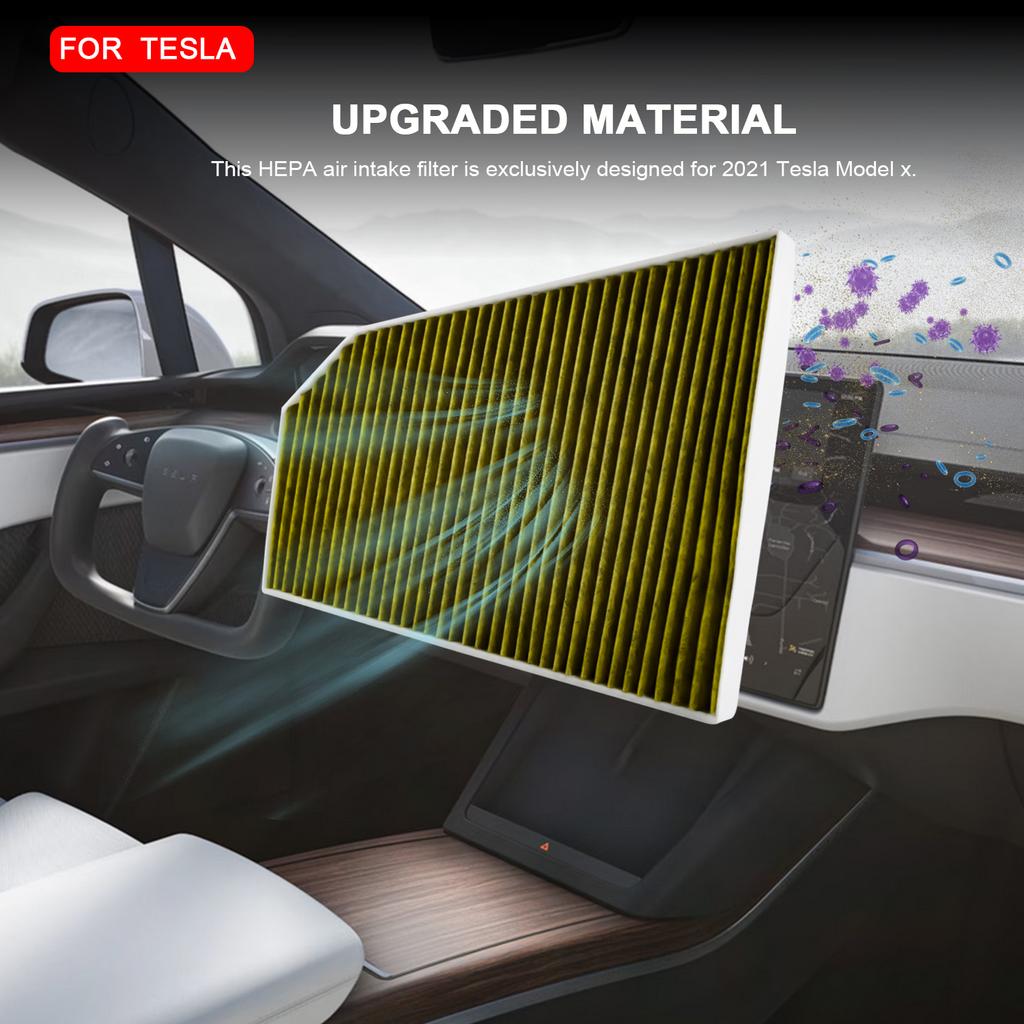 For Tesla X-type in car air filters 2015-2020 1039042-00-B 10390420B automotive parts car Accessories