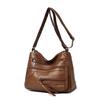 Large Capacity Women's Solid Color Shoulder Bag Multi-Layer Crossbody Bag Multi-Functional Mother Bag