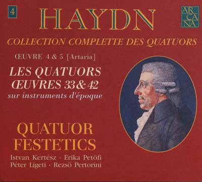 CD JOSEPH HAYDN • FESTETICS QUARTET - Les Quatuors Œuvres 33 & 42 A414 Arcana 2009 France Classical Used