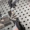 Angle Square for Metal Tubing,Metalworking Miter Square Tool with Etched 45 90 22.5 Degree References for Frame