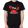 T-shirt Granchio Cartone Animato Uomo Donna Unisex Top