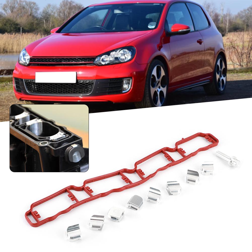 Aluminium Alloy Intake Manifold Delete Kit  Runner Flap Delete Removal Fit for TT A3 A4 2.0T FSI EA113 Engines