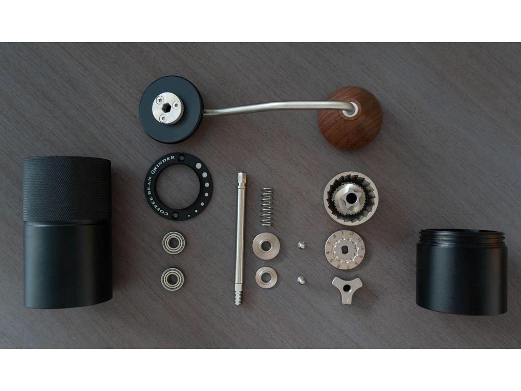 Manual Hand-Crank Coffee Bean Grinder: Compact Household Coffee Grinder