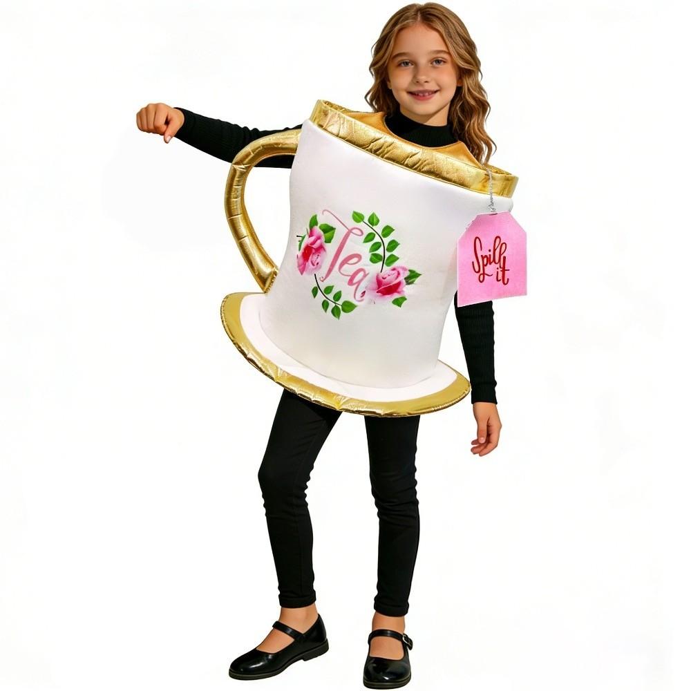 Food Styling Theme Children Tea Cups Cosplay Suit Halloween Costume Set Cosplay Event