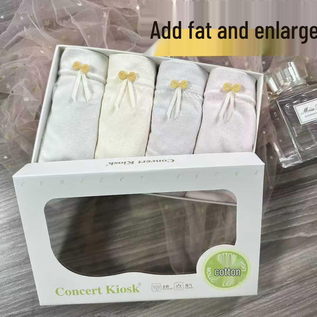 Hot Water Antibacterial Women s Pure Cotton Underwear 4-Pack, Winter Edition 80-130 lbs