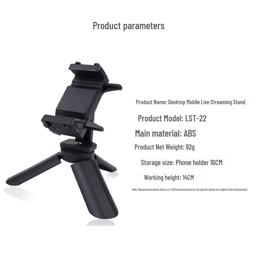 Leshetu Compact Plastic Tripod for Mobile Phones