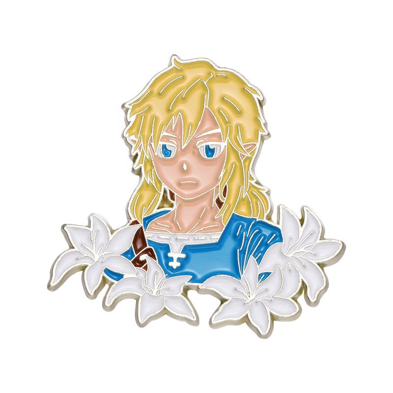 

Haired Yellow Eyecatching Cartoon Brooch In Alloy Material For Personal Style And Fashion