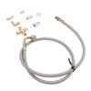 Turbo Oil Feed Line Kit 1 8PNT AN4 Fitting Oil Drain Line for T3 T4 T04E T60 T61 T61 T70