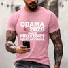 Men's Funny Letter Print Casual Loose Fit Graphic Tee Shirt for Everyday Wear