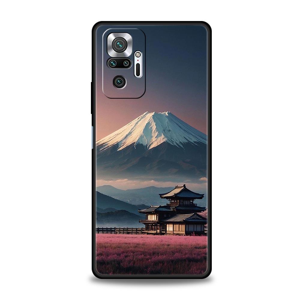 Phone Case For Xiaomi Redmi Note 14 13 12 5G 11 10 Pro Plus 4G 9S 9 14C 13C 12C 10C 9C 9A Cover Japanese Anime Landscape Art