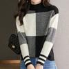 Navava Men Color Block Long Sleeve Half Polo Knit Tee Nk2699