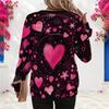Plus Size Womens Crew Neck Long Sleeve Pullover Soft Loose Casual Street Leisure Daily Sweatshirt