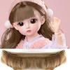 CMD Doll Wig for 13, 16, and 14 Scale Dolls, OB, SD, and BJD, Straight, Short, and Long Hair, DIY Costume Wig (7 Bang Colors)