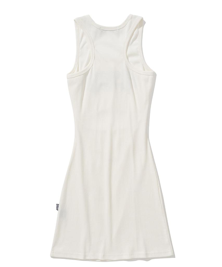 Notponerd W Ashen Dawn Thorn Logo Mini Dress - Ivory