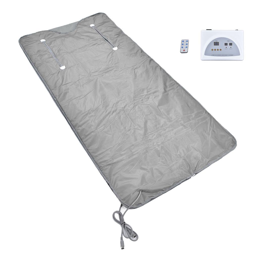 Koc spa na podczerwień 650 W Zimno Usuwający Kształtujący Bezpieczny Przenośny Cyfrowy Koc spa na ciepło do domu