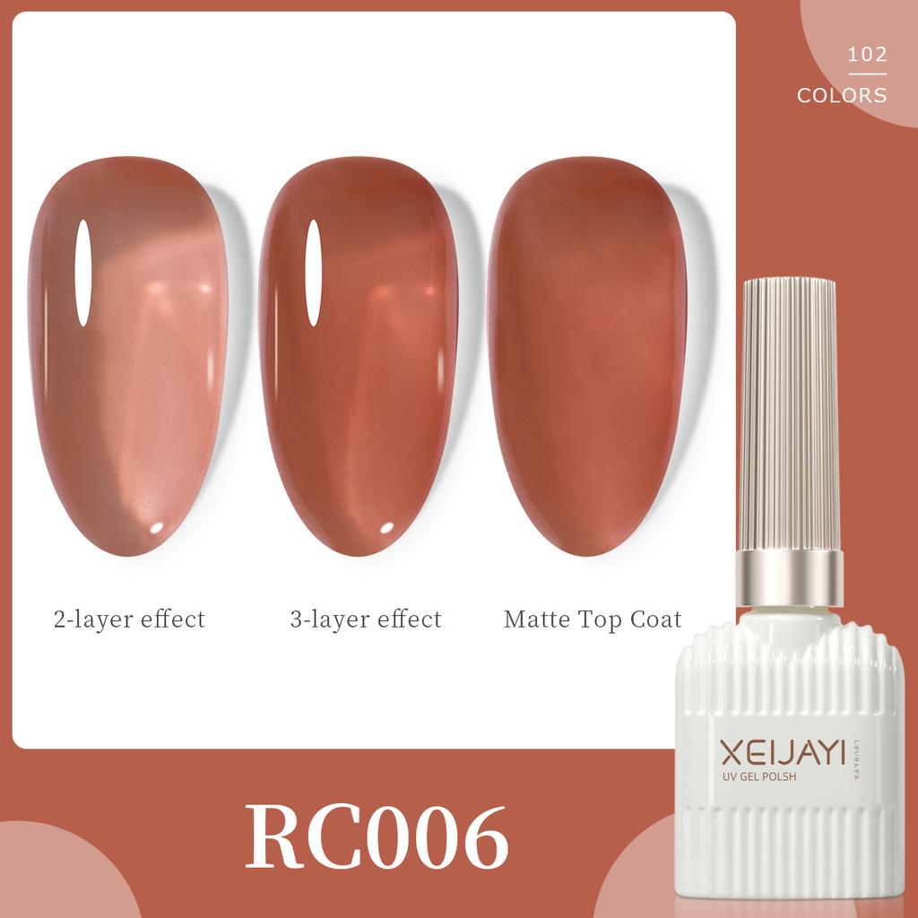 New Trendy 102 Colors of Long-lasting Gel Nail Polish for Women, Suitable for Professional Nail Salons.
