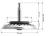 Sink Stopper with Adjustable Strainer, 79 Mm, Chrome