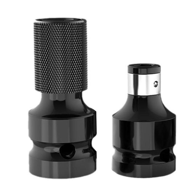 1/2'' Square To 1/4'' Socket Adapter Drill Wrench Ratchet Drive Reducers Extension Square Impact Driver Bit Set