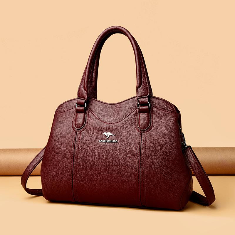 Crossbody Bag, Women's Single-shoulder Bag, and Multi-layered Handbag for Middle-aged Women