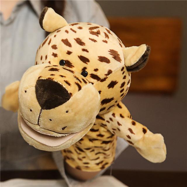 Blød Plysdyr Dukke Plysdyr Dukke Pædagogisk Baby Legetøj Løve Elefant Abe Giraf Tiger Kanin Kawaii Hånd Fingerdukke