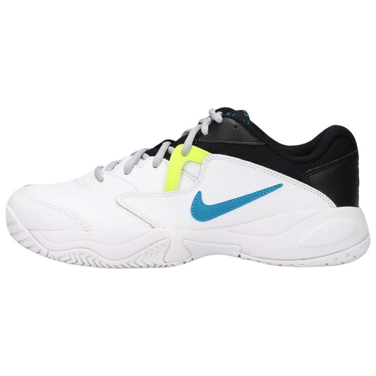 Nike Court Lite 2 'Hot Lime Neo Turquoise' (Unisex) White / Hot Lime / Light Smoke Grey / Neo Turquoise Tennis Shoes AR8836 104