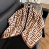 Large square scarf silk scarf women's new versatile spring and autumn winter high-end mother scarf shawl with shirt