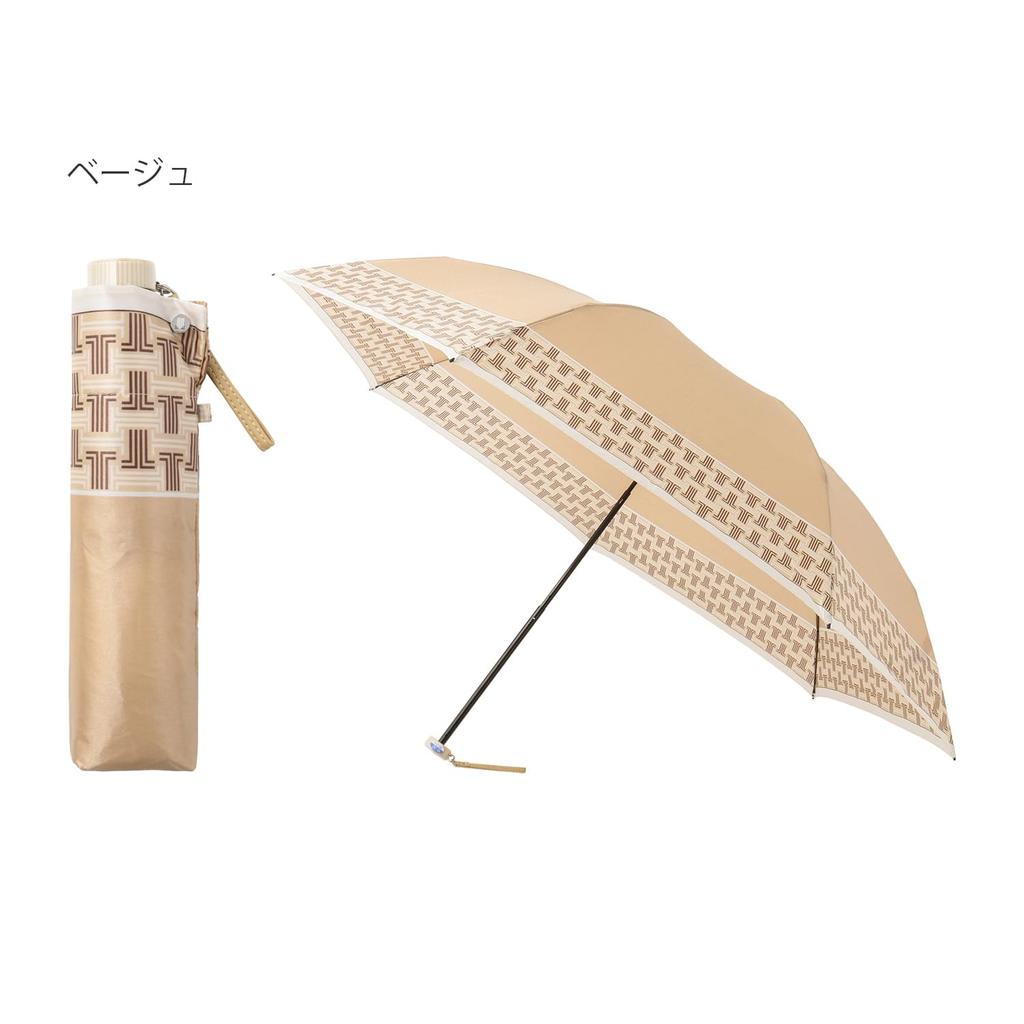 Moonbat Rain Folding Large Beige [Lanvin Collection] Umbrella, Umbrella, Size, Lightweight, Print, 21-083-11105-02,
