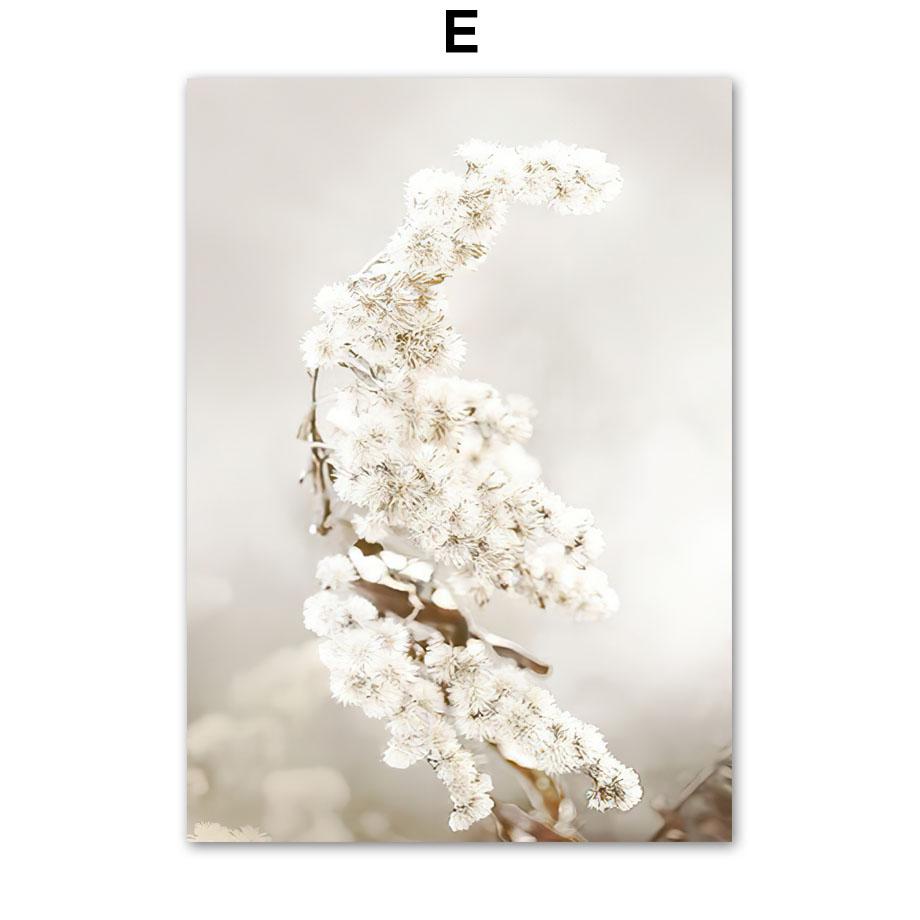 Landscape Poster Farm Grassland Cattle Road Sign Sea Wave Reed Wall Art Print Canvas Painting Wall Pictures Living Room Decor