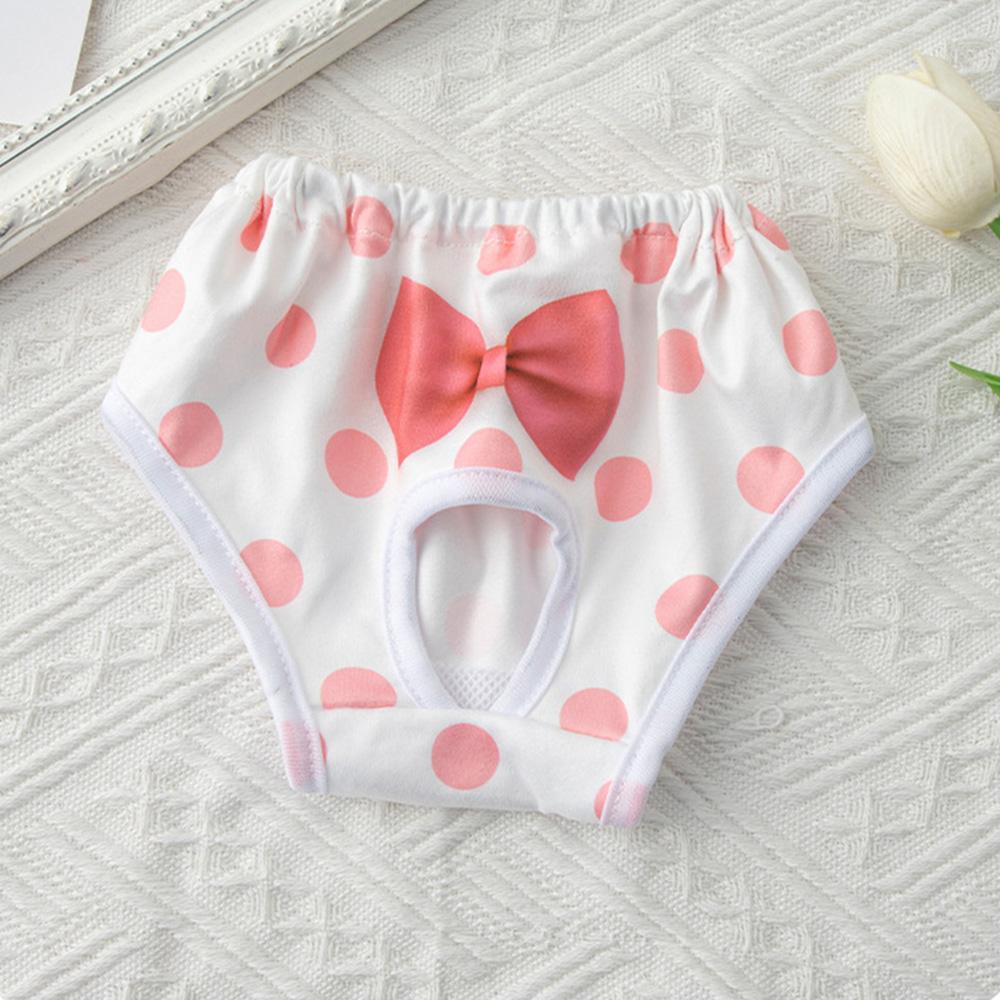 Reusable Female Pet Diaper Shorts for Small Dogs Prevent Harassment Puppy Dog Physiological Pants Chihuahua Maltese Underwear