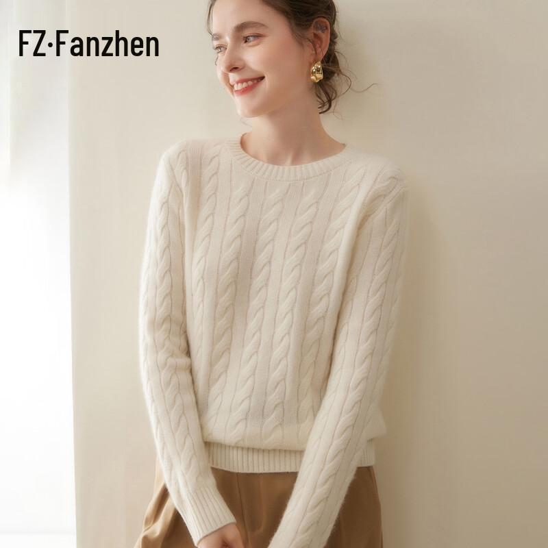 

Fanzhen Women s Thickened Cashmere Blend Sweater 2XL