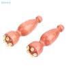 2Pcs Lotus Seedpod Brass Beads & Rosewood Facial Gua Sha Tool Eye Relaxation Spot Meridians Acupoint Massage Handheld