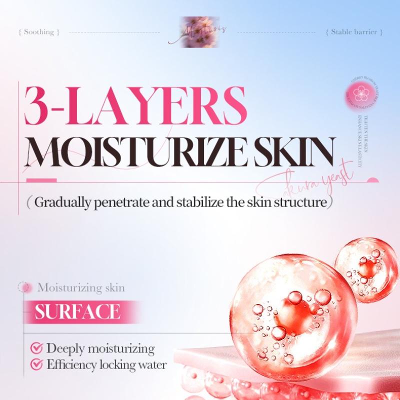 Serum 40ml Sakura Hefe Verjüngendes Feuchtigkeitsserum, Hautpflegeprodukte