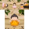 Adorable Resin Blessing Buddha Car Ornament For Home And Office Desk Decoration