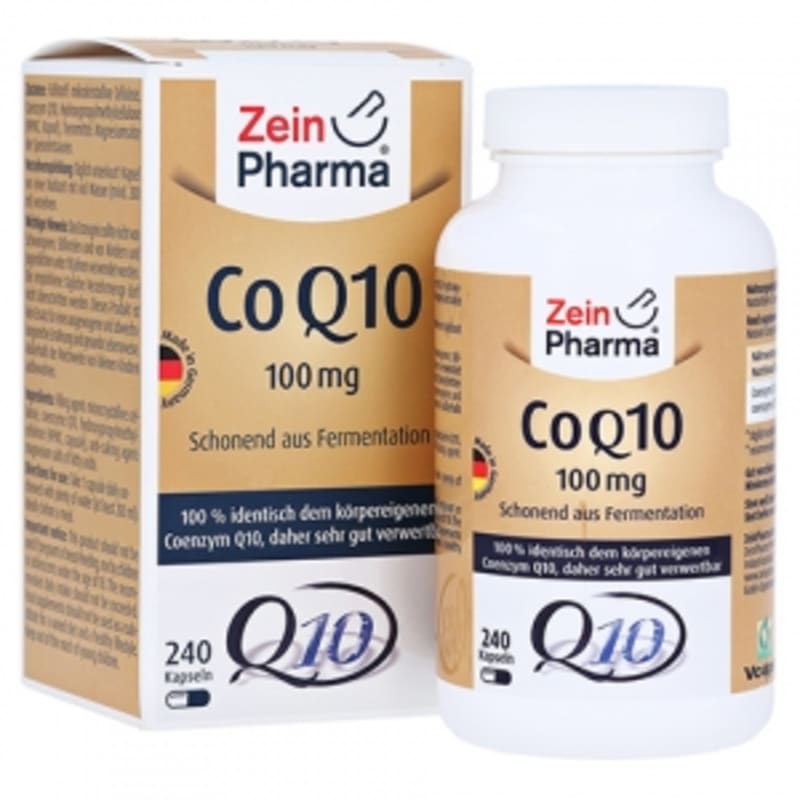 

Zein Pharma Coenzyme Q10 100 mg 240 Capsules