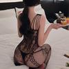 Wholesale Pantyhose Mesh Stockings For Sex Sexy Porn Female Lingerie Fishnet Bondage Erotic Bodysuit Stretch Open Crotch Tights