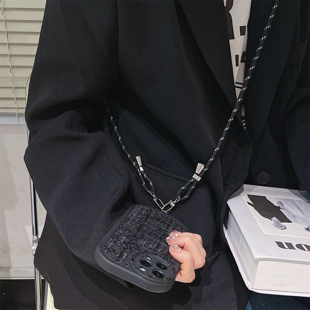 Adjustable Nylon Phone Necklace Strap Phone Corssbody Straps Mobile Phone Straps Phone Lanyard