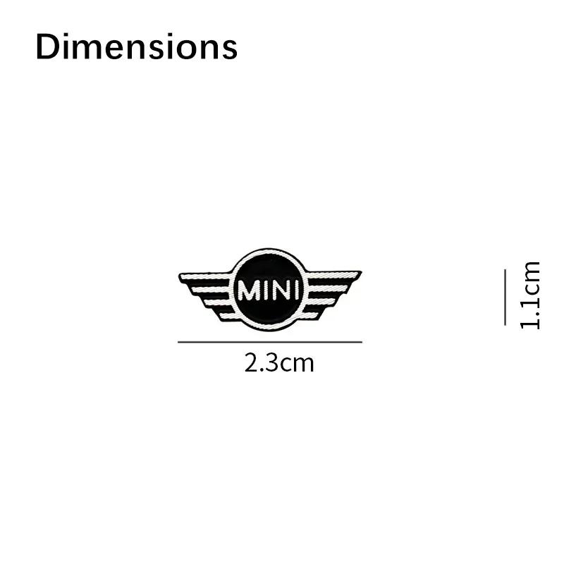 Für Bmw Mini 3D Aluminiumlegierung Auto Lautsprecher Audio Aufkleber Abzeichen Emblem Dekoration Zubehör Für MINI COOPER R56 R55 R60 R61 Cou