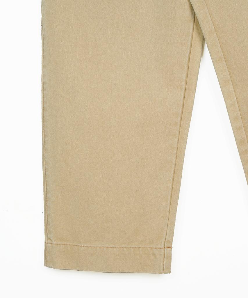 FDR Washed Canvas Pocket Carpenter Pants Beige