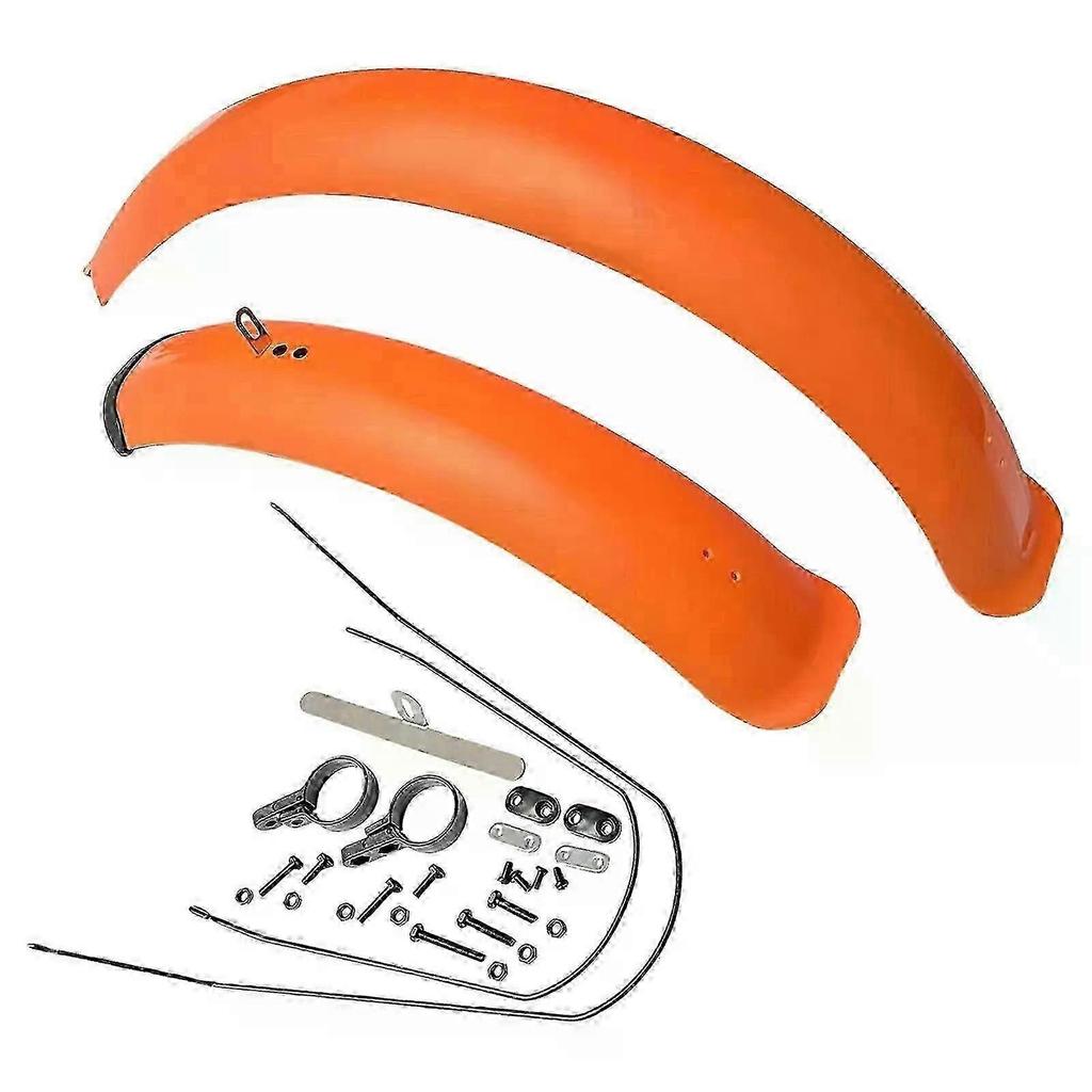 26/20 X40 Bike Fenders Fat Tire Mud Guards Fender Set Mudguards For BMX Folding Snow E-Bike Bicycle MTB Cycling Accessories