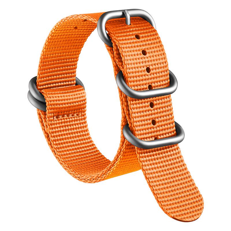 Bracelet de Montre NATO en Nylon Épaissi Xinlei - Bracelet Universel en Toile Tissée 20/22mm