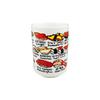 1PC Japanese Impression Ceramic Mugs 280ml Tea Wine Sushi Sake Cup Funny Family Restaurant Decoration Travel Gift for Friends