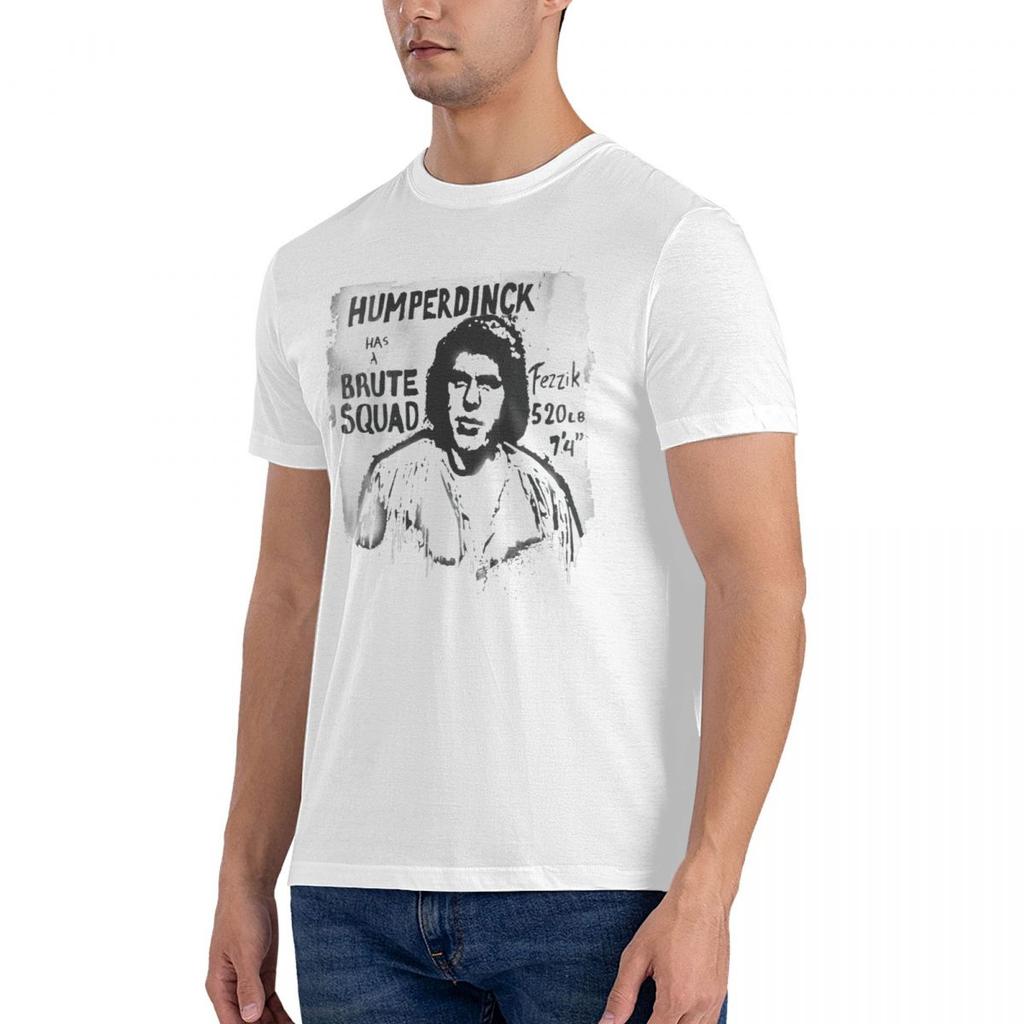 T Shirt Andre The Giant From The Princess Bride Graces    Brute Squad Print Casual Short Sleeve Tees Unisex Gothic T Shirt