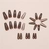 24 Pieces Leopard Designs Press On Nail Manicure Nail Art False Nail Stick On Nail Adds A Touch Of Fashion To Your Style