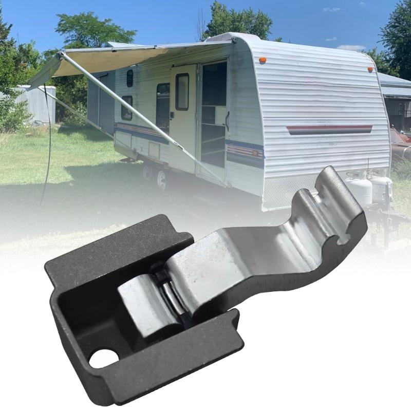 Awning Arm Assembly Featuring Rafter Rivet Slider for Campers Trailer Motorhomes Enhances Stability and Smooth Operation