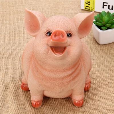 1pc Large Adorable Animal Money Bank - Resin Coin & Cash Savings Storage - Ideal Adult Gift for Financial Discipline - Stylish Home Decor Accent