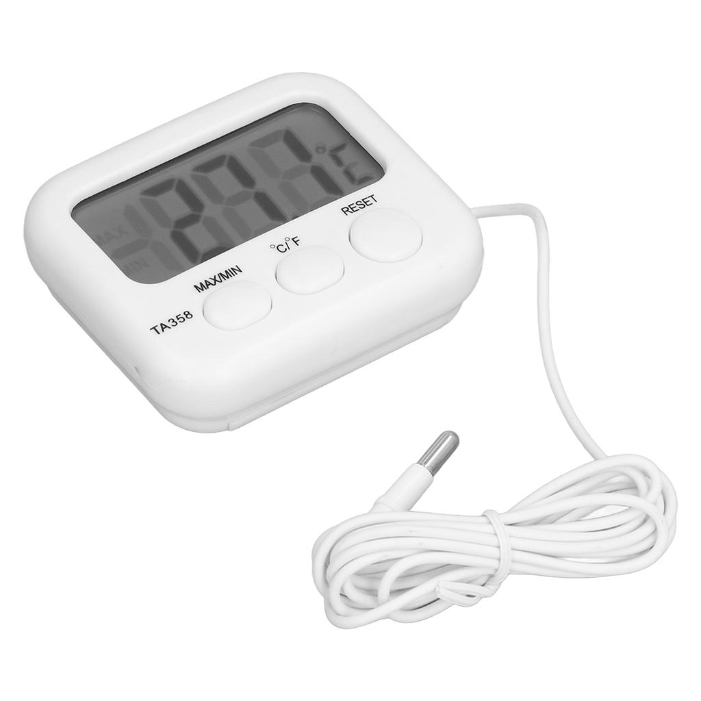 Water Thermometer LCD Digital Display Temperature Measuring Tool for Fish Tank Aquarium