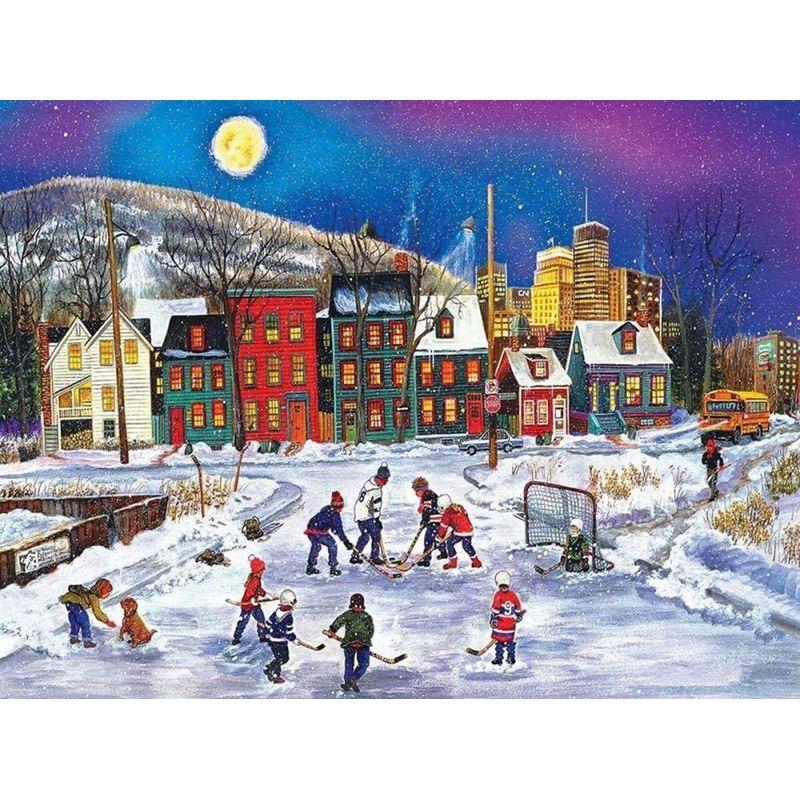 

Алмазная картина, полная дрель, дома, здания, пейзаж, ручная работа, 5D DIY, Алмазная вышивка, мозаика, украшение для дома Full Round 20x30CM