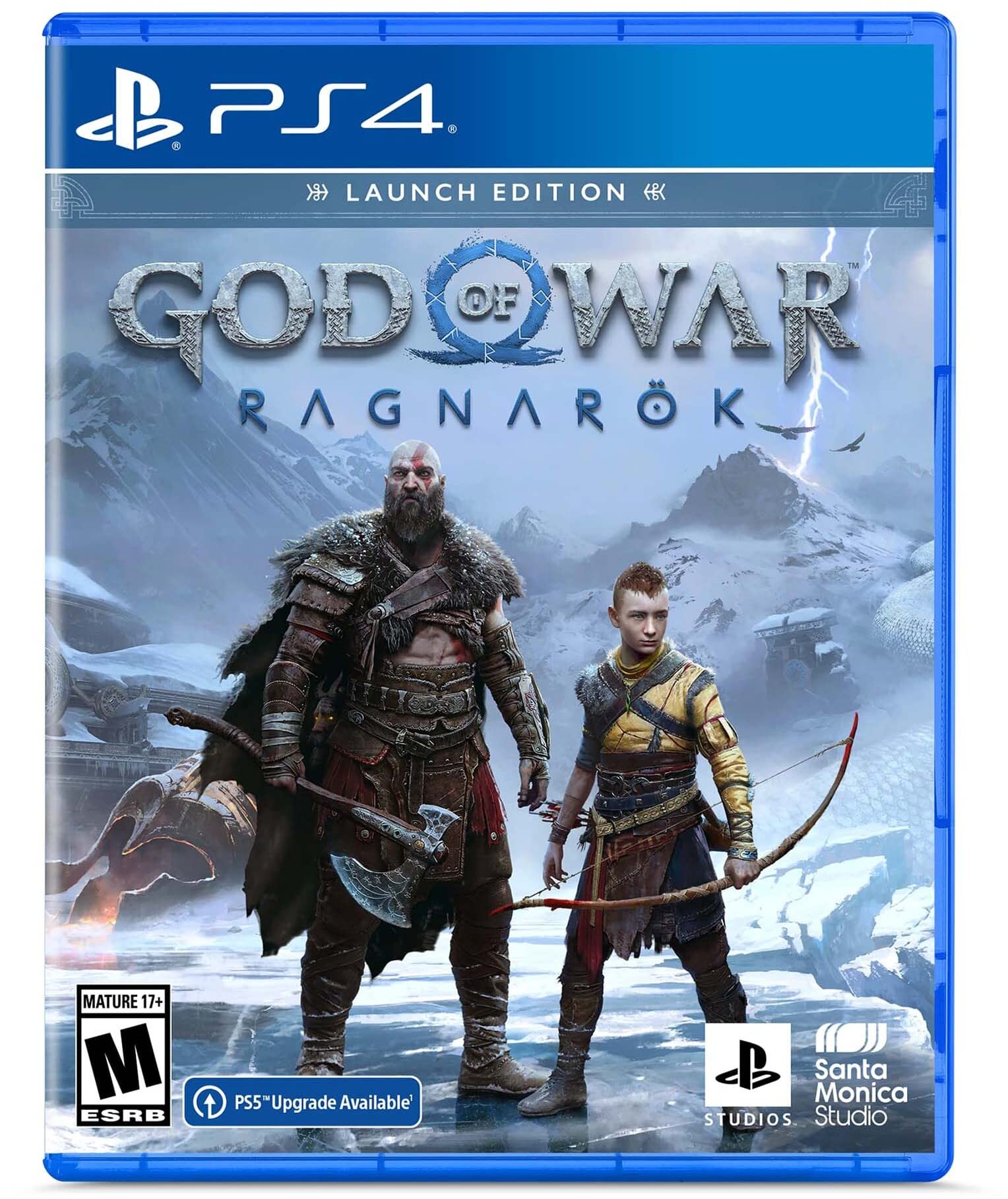 

God of War Ragnarok Launch Edition Север PS4 - (Импортная версия Америка) - синий