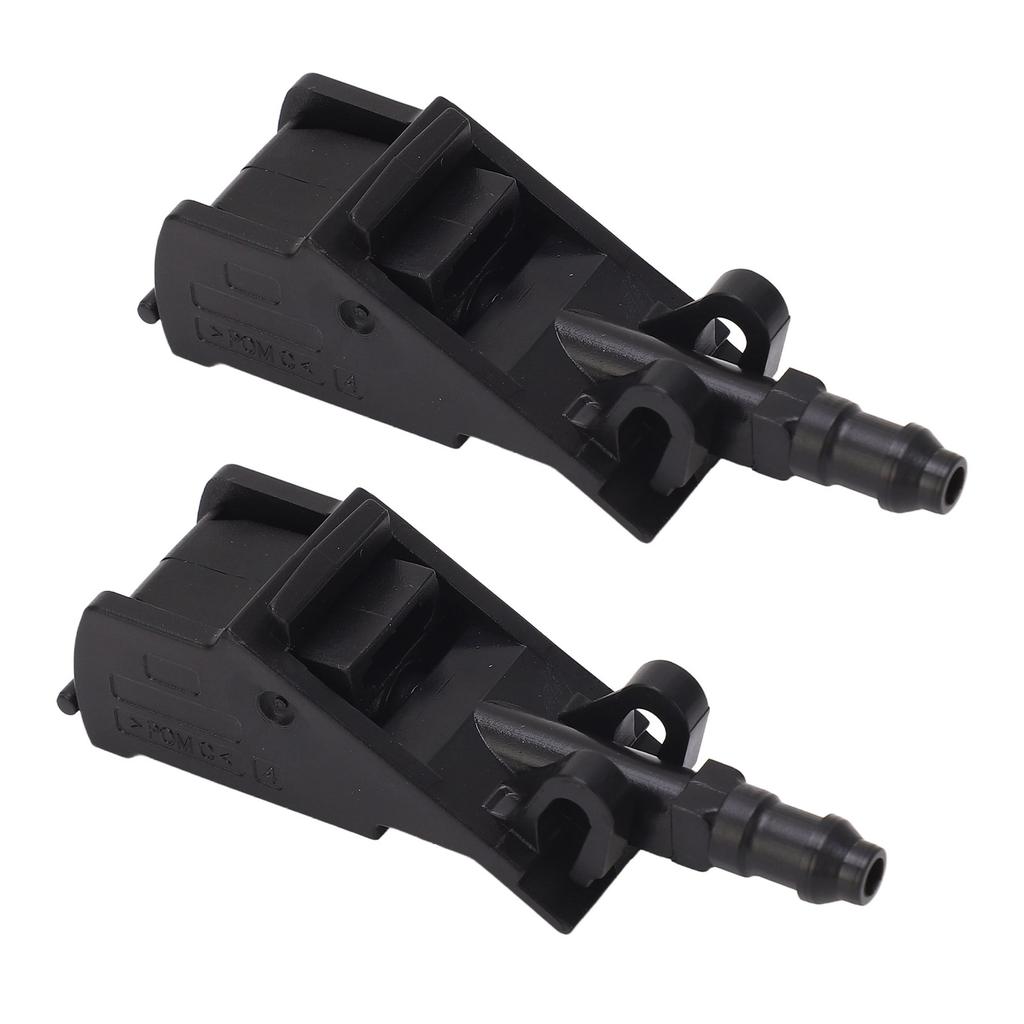 2Pcs Front Windscreen Washer Jet Nozzle 6E0955985 Durable Windshield Washer Spray Nozzle for Vehicle